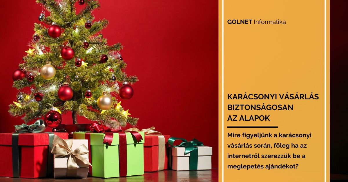 Karácsonyi vásárlás biztonságosan - Az alapok